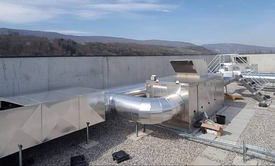 Centrale de traitement d'air en toiture